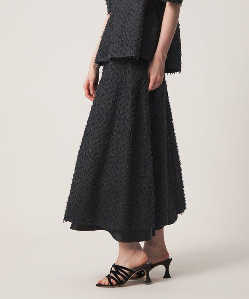 DRAWER/SUMMER カットジャガードスカート/ミモレ / ロング