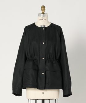 DRAWER/SUMMER ツイルノーカラージャケット/その他コート / ブルゾン