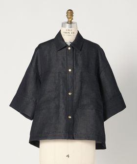 DRAWER/SUMMER デニムライクシャツジャケット/シャツ / ブラウス