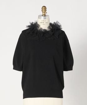 DRAWER/M.SUMMER ネックリボンショートスリーブ/ニット / セーター