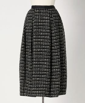 DRAWER/SUMMER ツイードタックギャザースカート/ミモレ / ロング