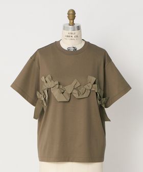 DRAWER/SPRING2 天竺リボンTシャツ/Tシャツ / カットソー