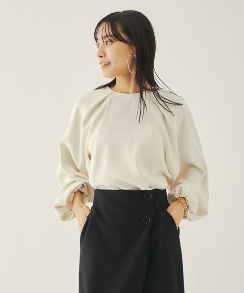 Emmel Refines Em 2way Zip ロングスリーブ ブラウス