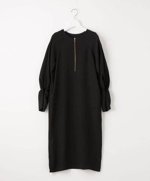 Emmel Refines Em 2way Zip ロングスリーブ ワンピース