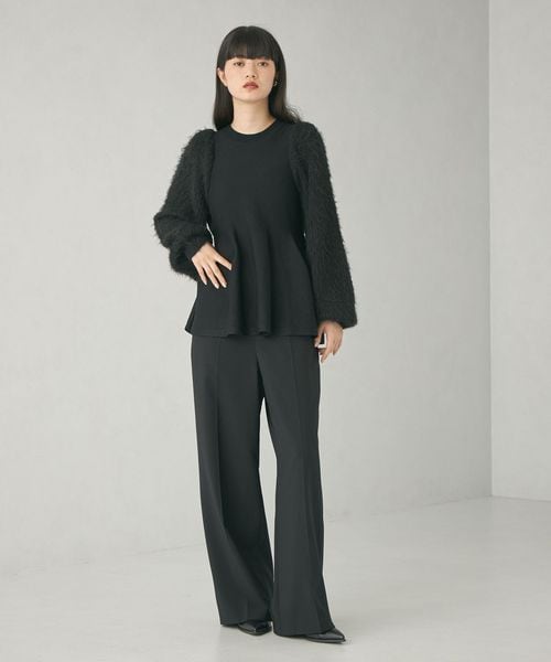 ユナイテッドアローズ　メタリック シャギー ロングスリーブ ニットセーター UNITED ARROWS LTD. OUTLET｜メタリック シャギー ロング