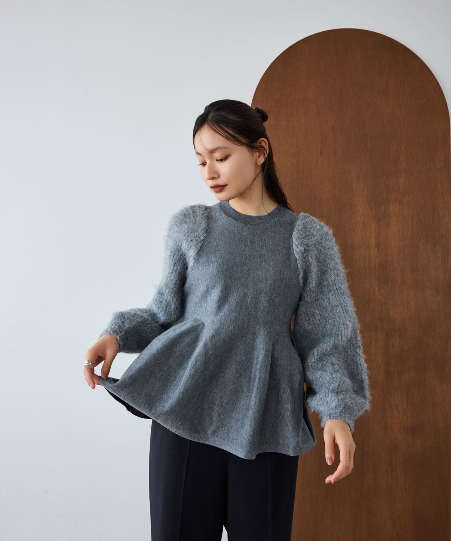 SPICK&SPAN クルーネックワイドチュニックプルオーバー 楽天市場】《WEB限定追加2》クルーネック ワイドチュニック プル
