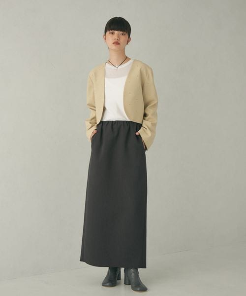 EMMEL REFINES＞EM ホットフィット ボレロ ジャケット