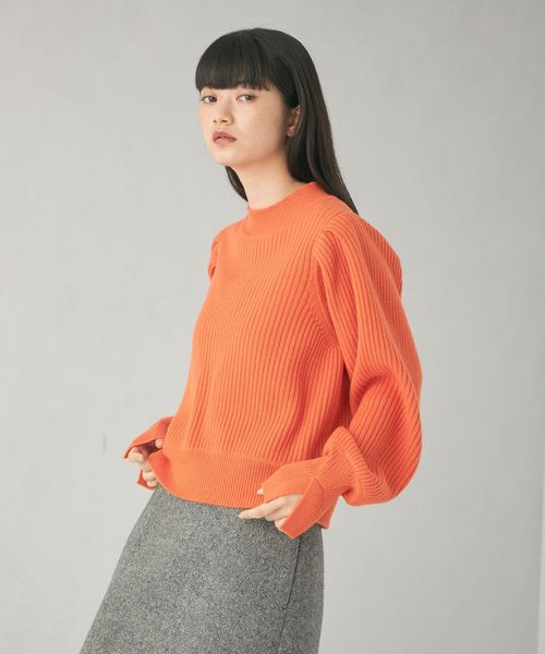 EMMEL REFINES/＜EMMEL REFINES＞EM パフショルダー クルーネック ニットプルオーバー/ニット / セーター