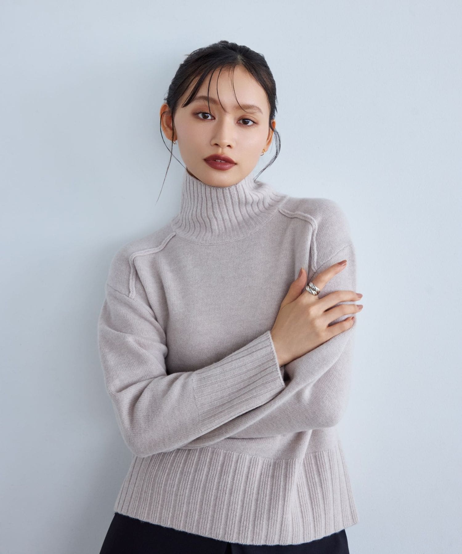 エブール　モヘア混ニット　エンフォルド　ドゥーズィエムクラス　ロンハーマン エンフォルド ニット エブール ドゥーズィエムクラス ロン