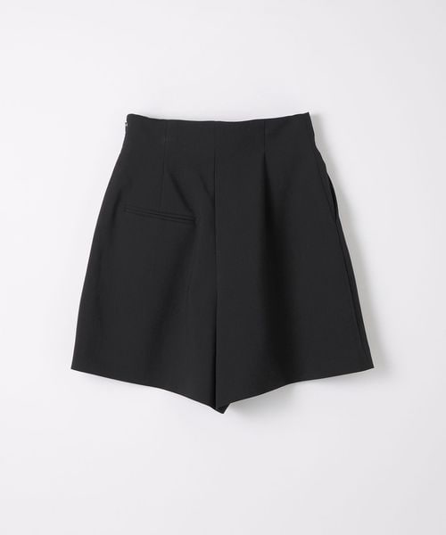 新品タグ付 EMMEL REFINES EM Wクロスハイウエストショートパンツ セール】＜EMMEL REFINES＞EM Wクロス ハイウエスト タック