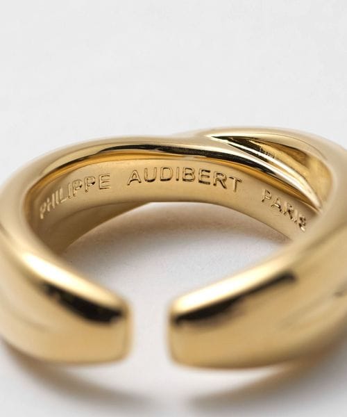 ＜ PHILIPPE AUDIBERT ＞PA KRISTEN NL GD PHILIPPE AUDIBERT / Leoville ring silver
