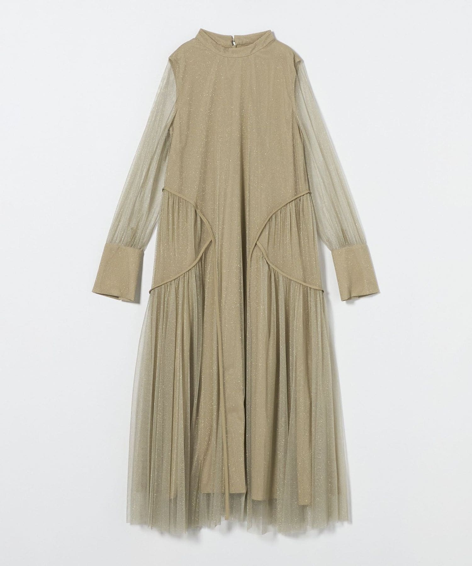 ANDRESD＞チュール パイピング ラメ ワンピース＜ Select by