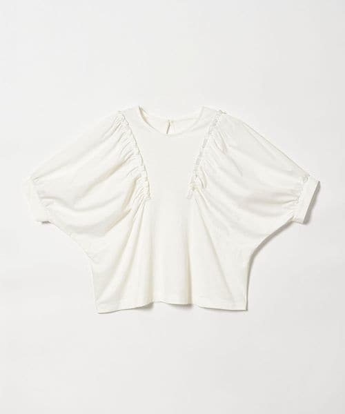 tシャツ 「EMMEL REFINES」EM イソザイ ドッキング ギャザー プルオーバー レディース EMMEL REFINES＞EM イソザイ ドッキング ギャザー プルオーバー