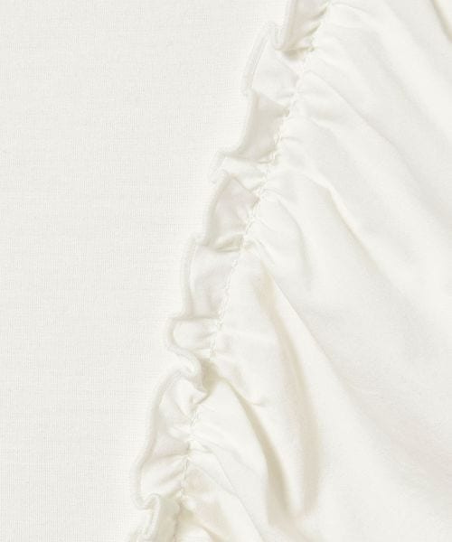 tシャツ 「EMMEL REFINES」EM イソザイ ドッキング ギャザー プルオーバー レディース EMMEL REFINES＞EM イソザイ ドッキング ギャザー プルオーバー