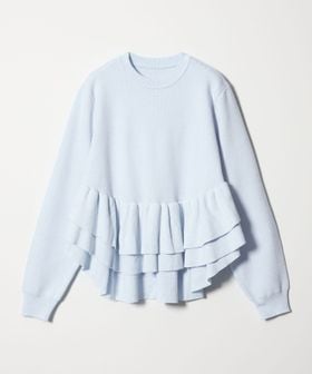 EMMEL REFINES/＜EMMEL REFINES＞EM スソダブルフリル ニットプルオーバー/ニット / セーター