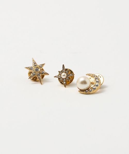 ADER.bijoux/＜ADER.bijoux＞MOON＆STAR ブローチセット＜ Select by EMMEL REFINES ＞/ブローチ / コサージュ