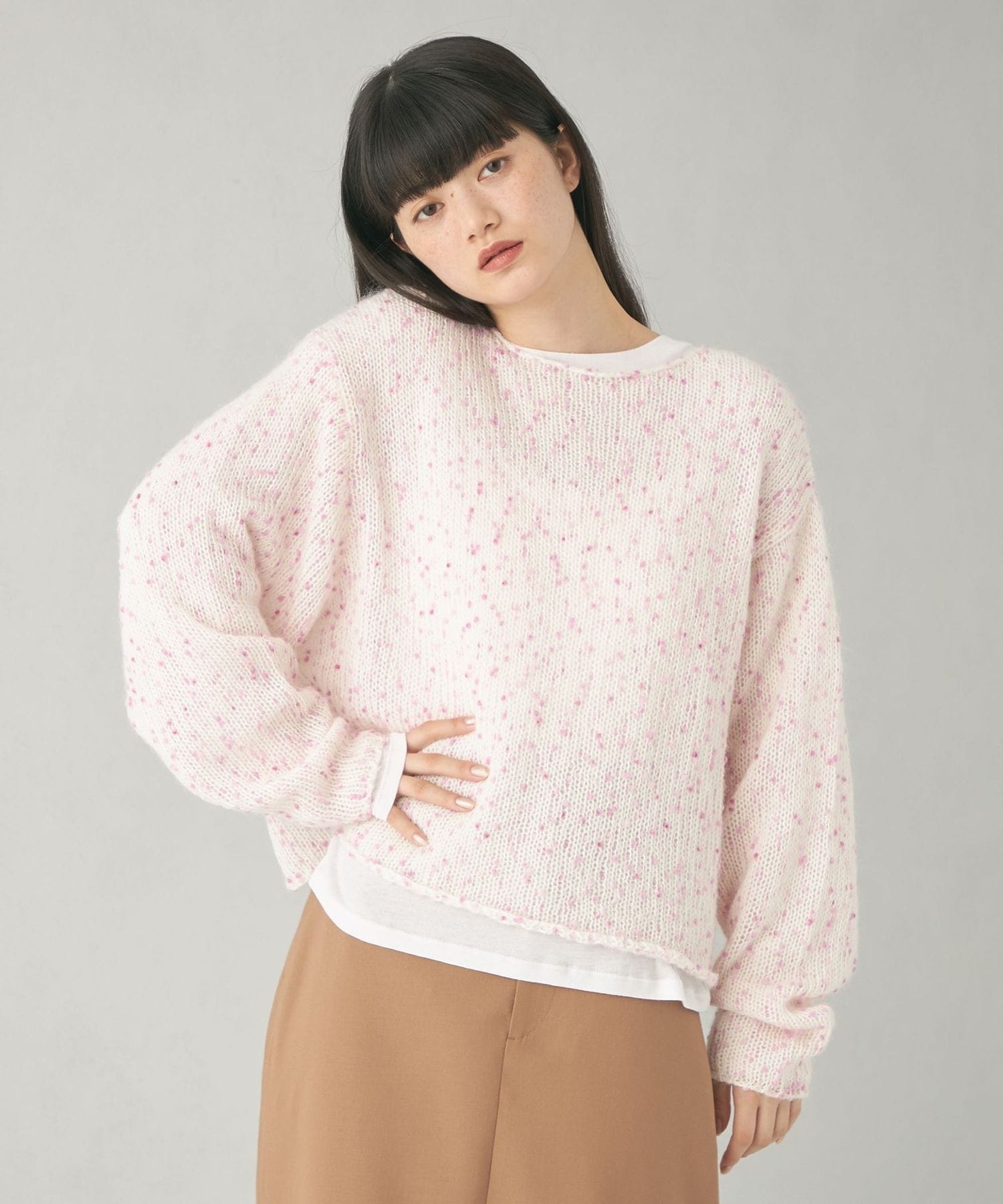 EMMEL REFINES＞EM ツブツブニット プルオーバー