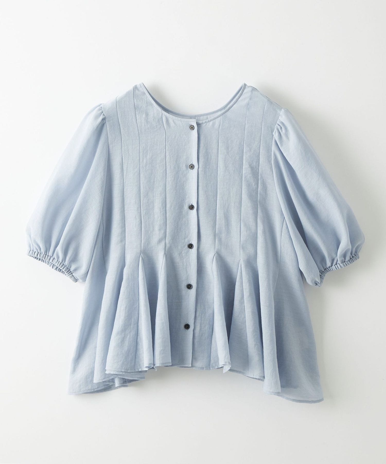 ＜EMMEL REFINES＞EM スパンボイル タック 2WAY ブラウス EMMEL REFINES＞EM スパンボイル タック 2WAY ブラウス（シャツ