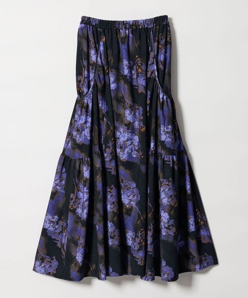 ☆ERDEM☆ Sale!! エレガントプリントAラインポプリンスカート♪ ADAM ET ROPÉ FEMME(アダム エ ロペ ファム) / 【逸品