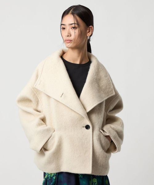 MARW UNITED ARROWS シャギーショートコート セール】＜MARW UNITED ARROWS＞シャギー ショートコート