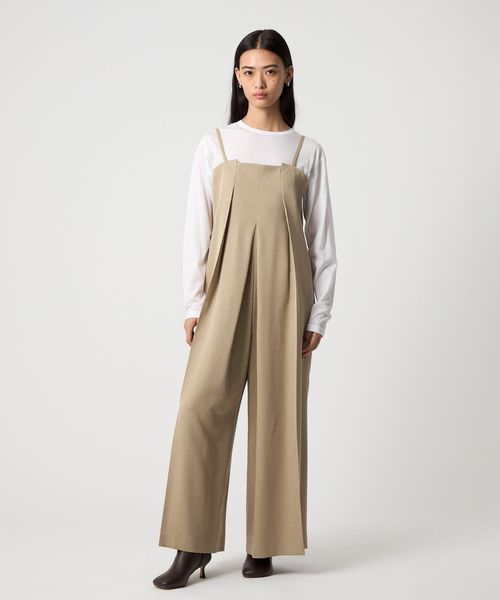 EMMEL REFINES/＜EMMEL REFINES＞EM ボックスタック キャミサロペット/オーバーオール / オールインワン