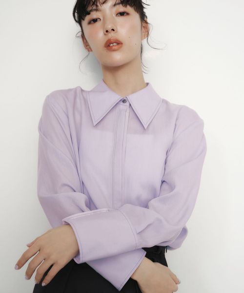 EMMEL REFINES/＜EMMEL REFINES＞EM レイヤーヒヨク ステッチ シャツ/シャツ / ブラウス