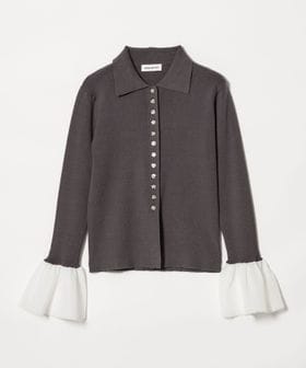 EMMEL REFINES/＜EMMEL REFINES＞EM HW マルチボタン ソデボリューム ニット/ニット / セーター