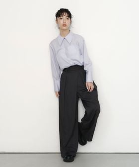 EMMEL REFINES/＜EMMEL REFINES＞EM ダブルベルト ラップライク パンツ/スラックス