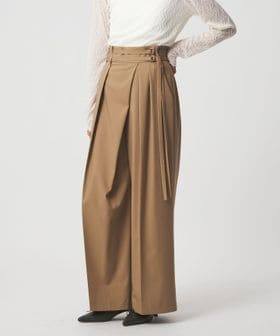 EMMEL REFINES/＜EMMEL REFINES＞EM ダブルベルト ラップライク パンツ/スラックス