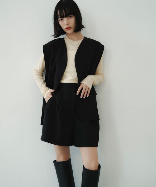 EMMEL REFINES/＜EMMEL REFINES＞EM サイドベルト ジレ/ベスト