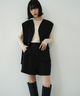 EMMEL REFINES/＜EMMEL REFINES＞EM サイドベルト ジレ/ベスト