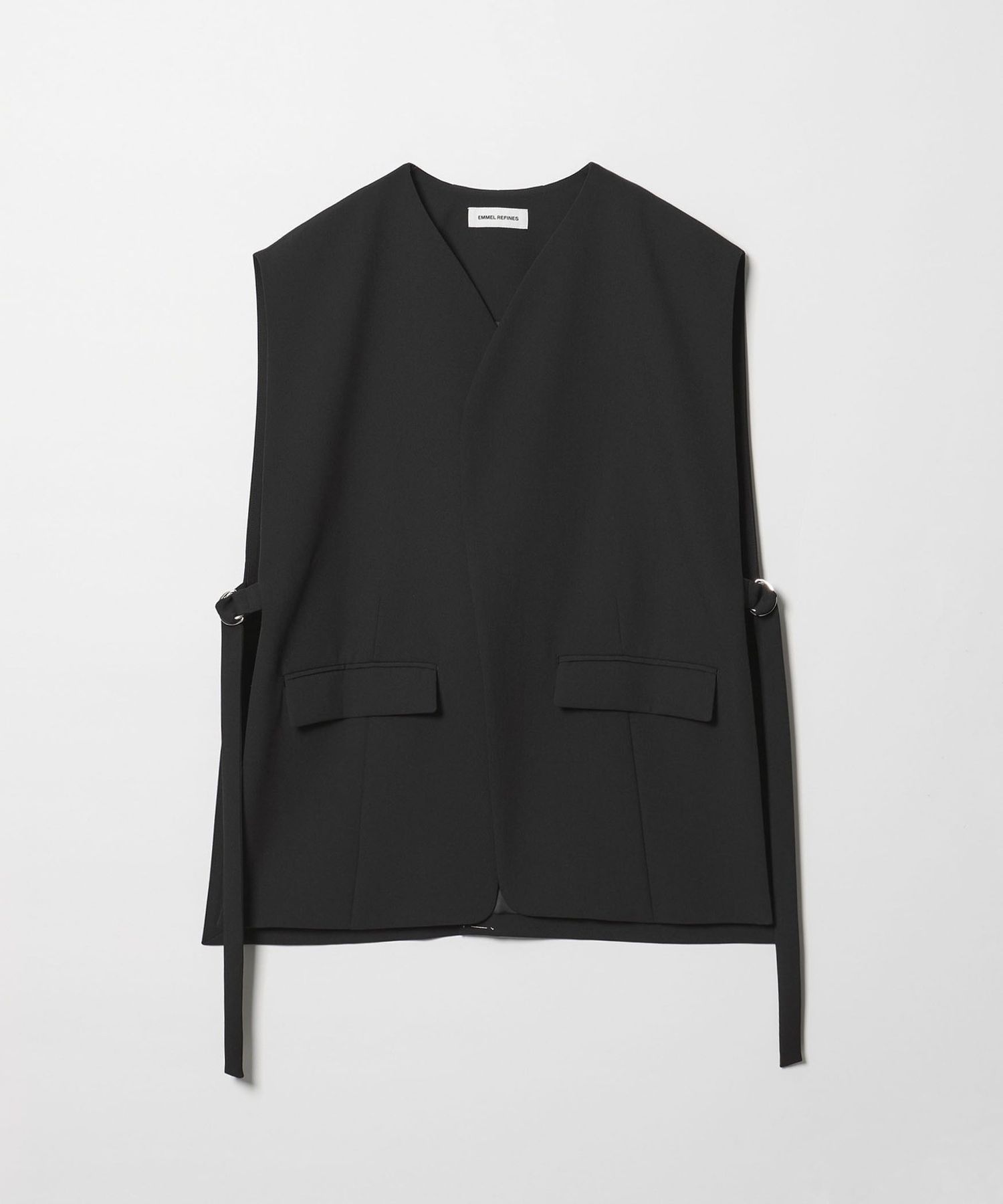 UNITED ARROWS ジレ EMMEL REFINES＞EM サイドベルト ジレ