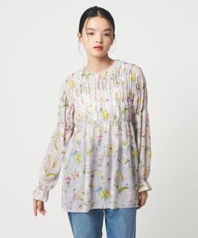 EMMEL REFINES/＜EMMEL REFINES＞EM フラワーシャーリング チュニック/シャツ / ブラウス