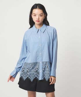 EMMEL REFINES/＜EMMEL REFINES＞EM レース レイヤー シャツ/シャツ / ブラウス