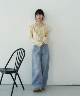 EMMEL REFINES/＜EMMEL REFINES＞EM ハイウエスト ワイド デニム/デニムパンツ