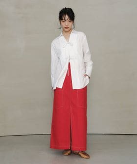 EMMEL REFINES/＜EMMEL REFINES＞EM ベイカーライク ステッチ スカート/ミモレ / ロング