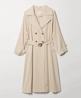 EMMEL REFINES/＜EMMEL REFINES＞EM Wボタン トロミ フレア トレンチコート/トレンチコート