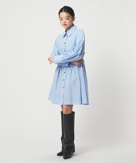 EMMEL REFINES/＜EMMEL REFINES＞EM ドロストシャツ チュニック ワンピース/ワンピース