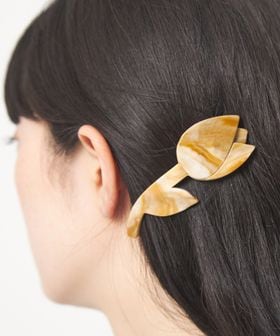 EMMEL REFINES/＜EMMEL REFINES＞EM チューリップ バレッタ/ヘアアクセサリー