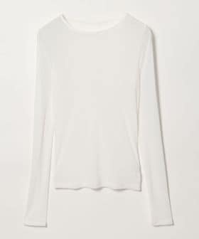 EMMEL REFINES/＜EMMEL REFINES＞EM ソフトチュール シアー クルーネック カットソー/Tシャツ / カットソー