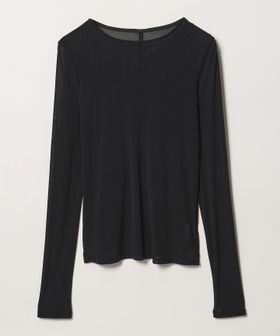 EMMEL REFINES/＜EMMEL REFINES＞EM ソフトチュール シアー クルーネック カットソー/Tシャツ / カットソー