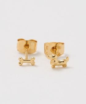 GIRLS CREW/＜GIRLS CREW＞Tiny Bone&Dog ピアス＜ Select by EMMEL REFINES ＞/ピアス（両耳用）