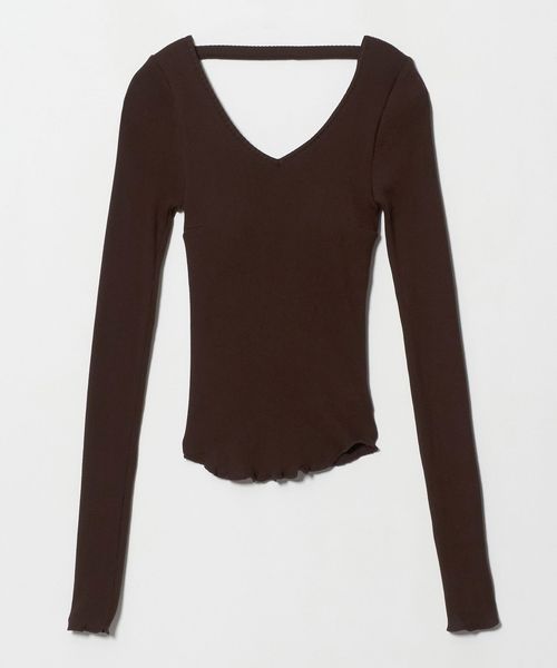 EMMEL REFINES/＜PALM＞ワイドバックオープン ロングスリーブ プルオーバー＜Select by EMMEL REFINES＞/Tシャツ / カットソー