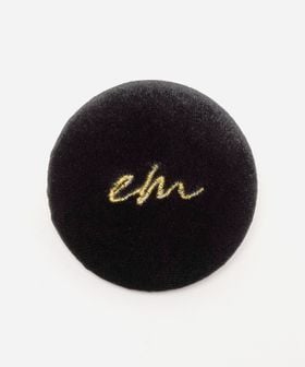 EMMEL REFINES/＜EMMEL REFINES＞EM ベロア シシュウ バレッタ/ヘアアクセサリー
