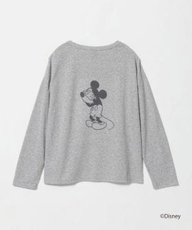 URBAMENT/【別注】＜URBAMENT×EMMEL REFINES＞ Hiding FACE ミッキーマウス /ロングスリーブT/Tシャツ / カットソー