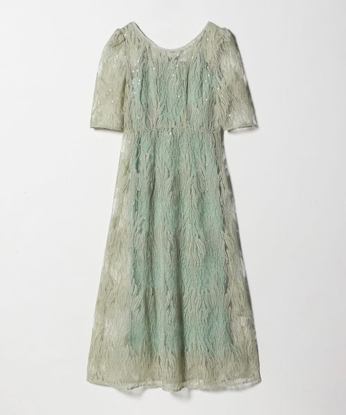 kaene/＜kaene＞スパンコール×レース ワンピース＜Select by EMMEL REFINES＞/ドレス