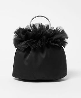 kaene/＜kaene＞サテン フリル バッグ＜ Select by EMMEL REFINES ＞/ハンドバッグ / クラッチバッグ