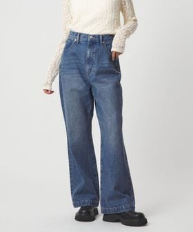 EMMEL REFINES/＜EMMEL REFINES＞EM ハイウエスト ルーズ フレアデニム パンツ/デニムパンツ