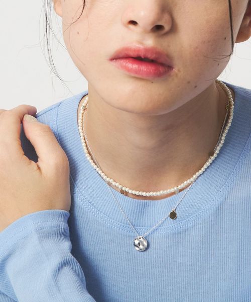 EMMEL REFINES/＜EMMEL REFINES＞EM フェイクパール×ラウンドトップ ネックレス セット/ネックレス