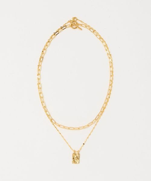 EMMEL REFINES/＜EMMEL REFINES＞EM チェーン×プレート ネックレス セット/ネックレス